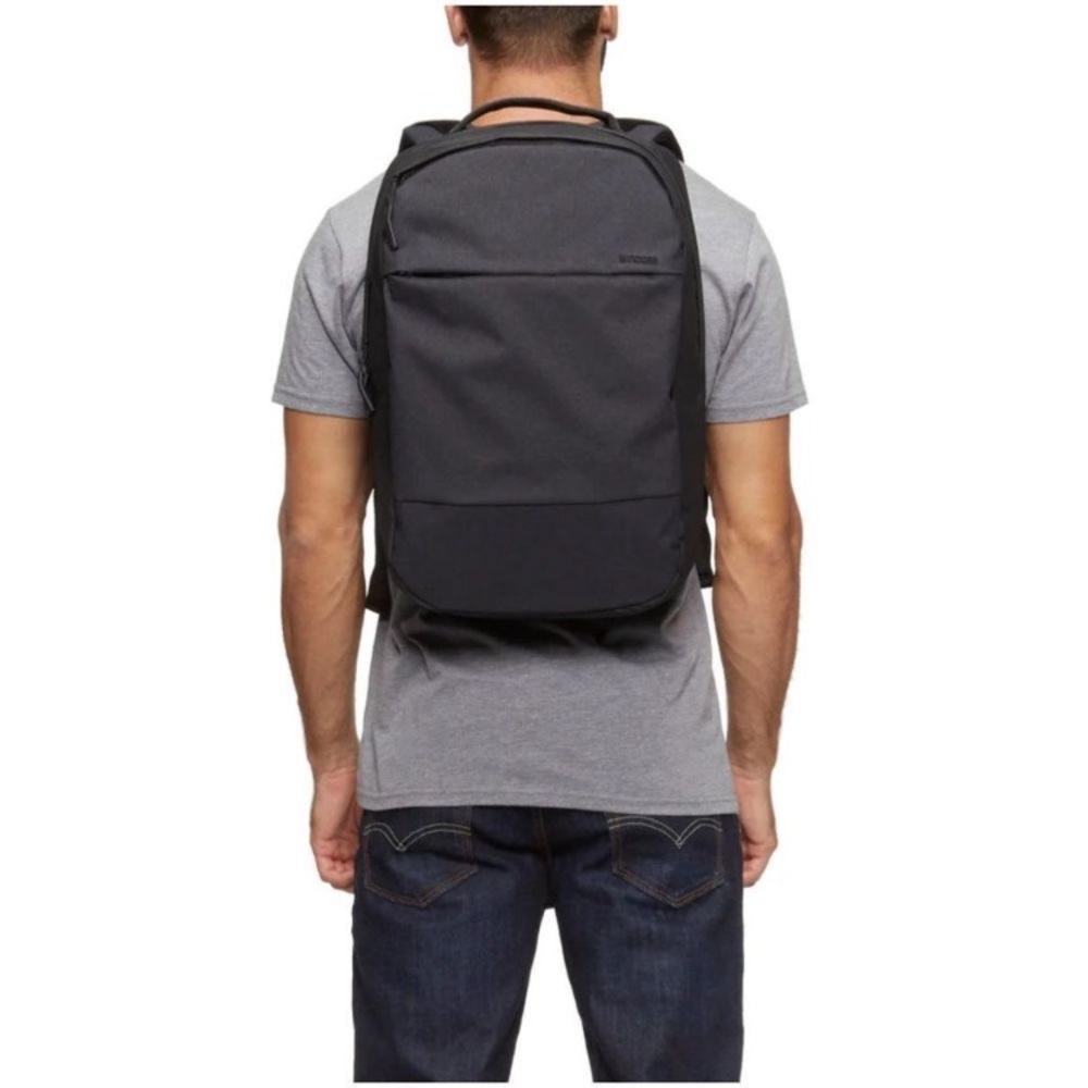 Incase Unisex Dark Grey Roomy Multi Pocket City Backpack